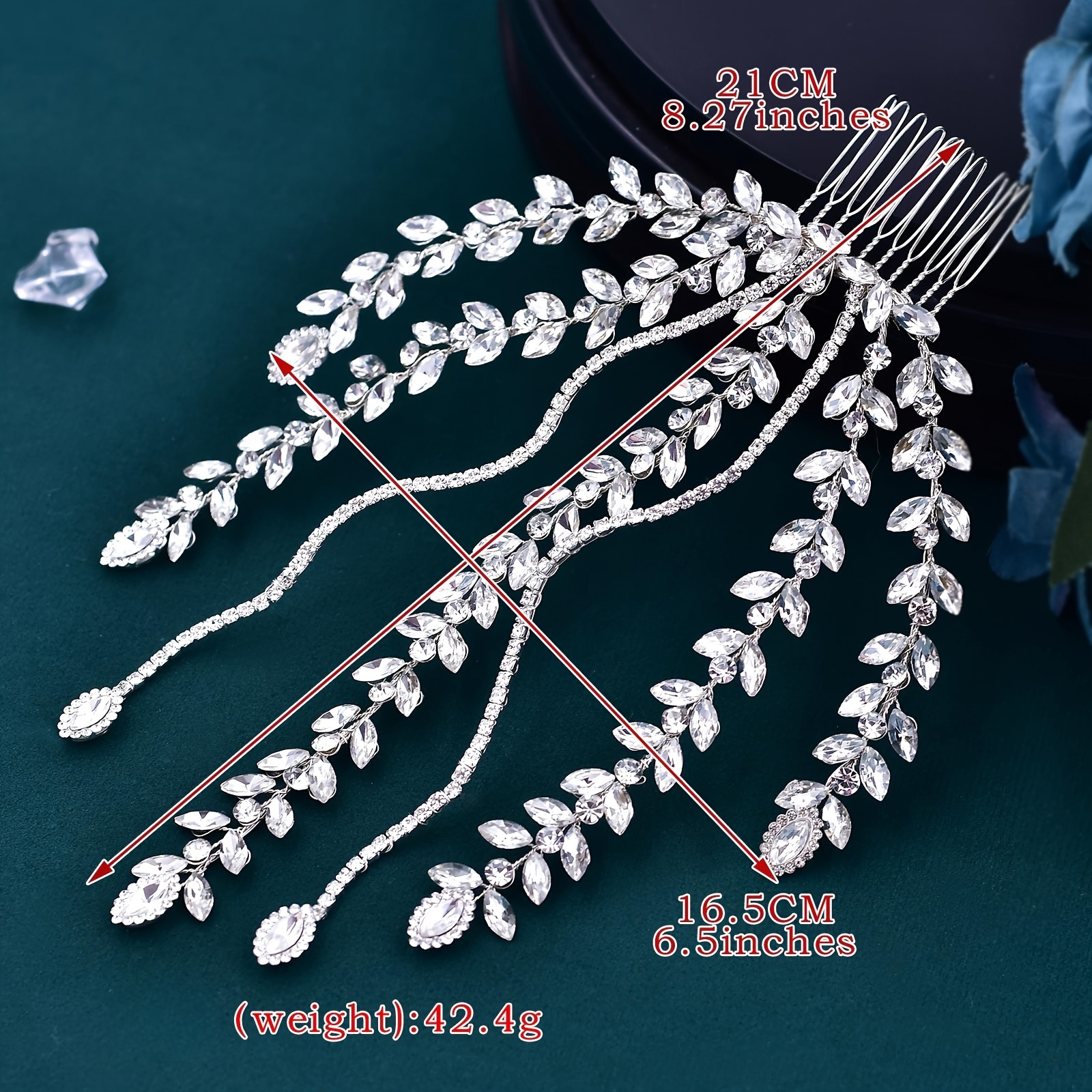 Handmade Bridal Hairpin, Simple Elegant Design